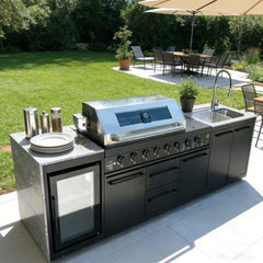 Modern Commercial Kitchen 304 Stainless Steel Outdoor Cabinet Complete Outdoor Cabinet Outdoor Bbq Kitchen Pod view 1