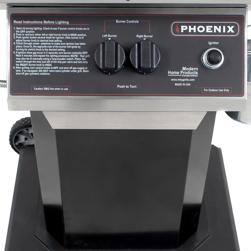 Phoenix SDSSOC Gas Grill on Stainless Column & Portable Base