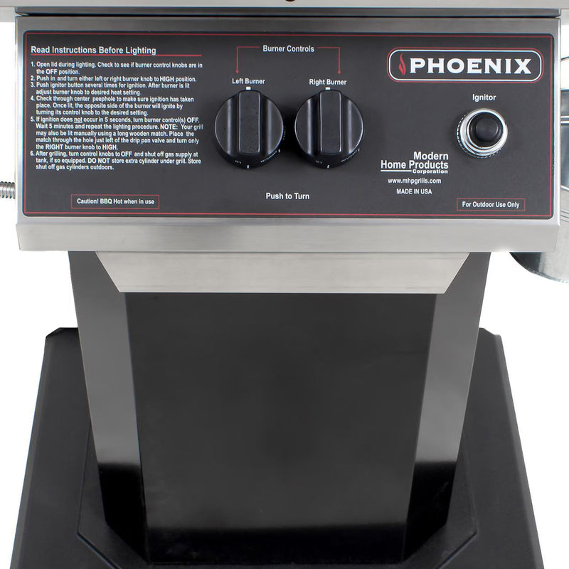 Phoenix SDSSOP Gas Grill on Stainless Column & Patio Base